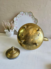 Load image into Gallery viewer, Antique Brass Teapot 42012
