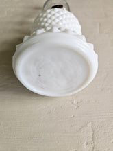 Load image into Gallery viewer, White Milk Gass Hobnail Oil Lamp #42503
