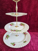 Load image into Gallery viewer, Royal Albert Highland Thistle Royal Albert 3 Tier Cake Stand #42505
