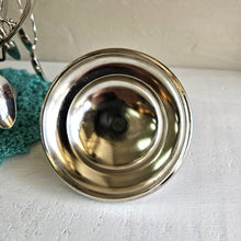 Load image into Gallery viewer, WM Rogers Bird Lid Sugar Bowl with 12 Hanging Spoons Silver Plated 020
