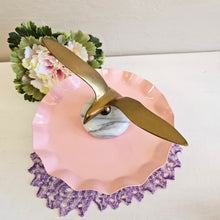 Load image into Gallery viewer, Brass Paperweight Bird on Marble Base 42503

