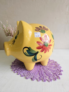 Yellow Piggy Bank West Germany 23 89