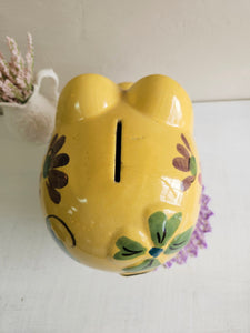 Yellow Piggy Bank West Germany 23 89