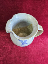 Load image into Gallery viewer, Vintage Blue Speckled Pottery Stoneware Pitcher 42502
