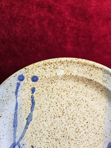 Signed Studio Pottery Platter with Handles. 42502