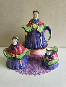 1930’s Little Old Lady Tea Set HJ Wood England 333