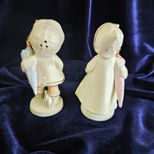 Load image into Gallery viewer, Vintage Napco “Just Ducky” 1956 Umbrella Raincoat Boy Girl Salt and Pepper Shakers WC

