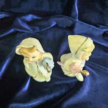Load image into Gallery viewer, Vintage Napco “Just Ducky” 1956 Umbrella Raincoat Boy Girl Salt and Pepper Shakers WC
