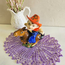 Load image into Gallery viewer, Vintage Cowboy Western Horse Bucking Bronco Salt &amp; Pepper Shakers WC
