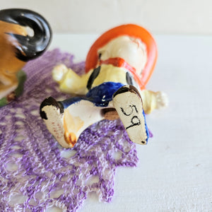 Vintage Cowboy Western Horse Bucking Bronco Salt & Pepper Shakers WC
