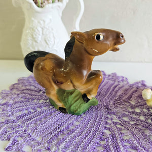 Vintage Cowboy Western Horse Bucking Bronco Salt & Pepper Shakers WC