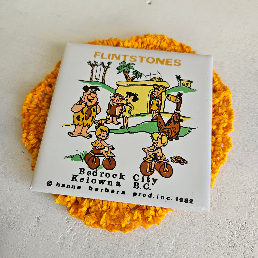 Vintage Flintstones Bedrock City Kelowna Tile 42507