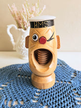 Load image into Gallery viewer, Vintage Wooden Hand Painted Carved Wood Winking Sailor Nutcracker 23 61
