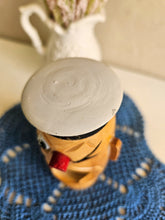 Load image into Gallery viewer, Vintage Wooden Hand Painted Carved Wood Winking Sailor Nutcracker 23 61
