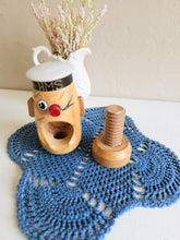 Load image into Gallery viewer, Vintage Wooden Hand Painted Carved Wood Winking Sailor Nutcracker 23 61
