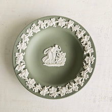 Load image into Gallery viewer, Wedgwood Green Jasperware Small Trinket Dish 42404
