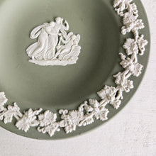 Load image into Gallery viewer, Wedgwood Green Jasperware Small Trinket Dish 42404
