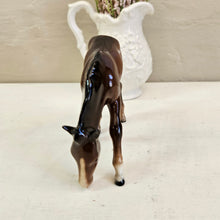 Load image into Gallery viewer, Beswick Foal Figurine – Grazing Pose, Gloss Brown Bay 023

