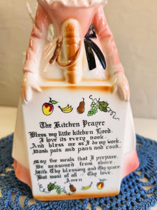 Vintage Kitchen Prayer Lady Wall Hanger 42507