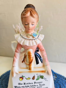 Vintage Kitchen Prayer Lady Wall Hanger 42507