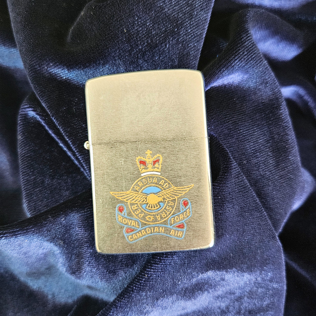Zippo Lighter with Royal Canadian Air Force Logo. 42505