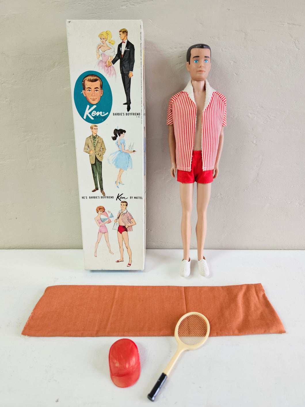 Vintage Mattel 1960's Ken Doll in Original Box. 42407