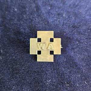 WWII Womens Auxiliary Lapel Pin Sterling Silver Birks Souvenir 47