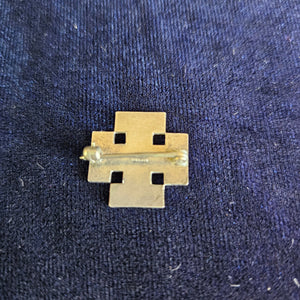 WWII Womens Auxiliary Lapel Pin Sterling Silver Birks Souvenir 47
