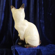 Load image into Gallery viewer, #1882 Large Beswick Siamese Cat Sitting Up 25 08
