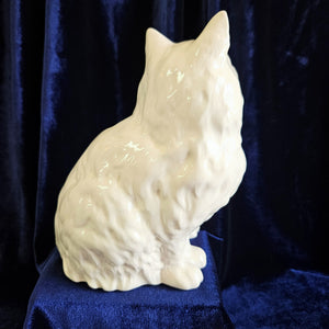 #1867 Large Beswick White Persian Cat. 24 38