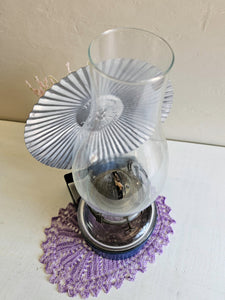 Wall Mount Oil Hurrican Lamp with Tin Reflector 42503