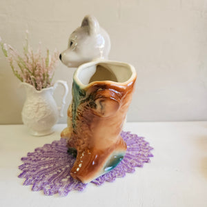 Royal Copley Bear Cub Planter #2359