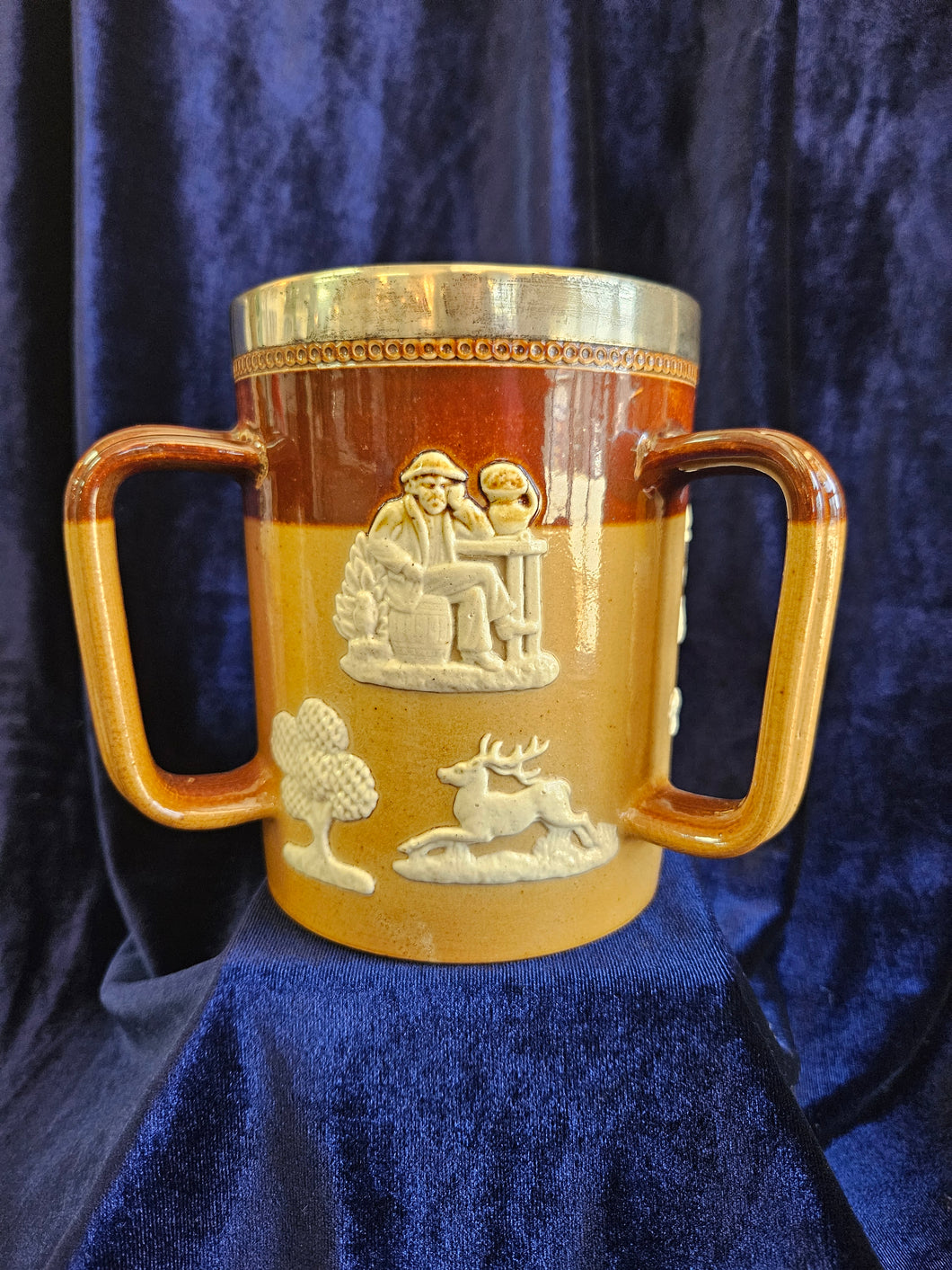 Royal Doulton Lambeth 3 Handle Mug   21 10