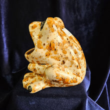 Load image into Gallery viewer, Frog Sponge Holder Orange Speckled  #42508
