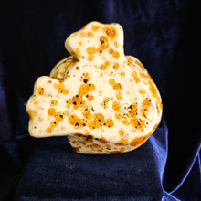 Load image into Gallery viewer, Frog Sponge Holder Orange Speckled  #42508
