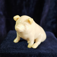 Load image into Gallery viewer, Small Belleek Ireland Pig Figurine #023
