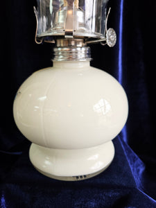 Lamplight Farms Ivory Glass Oil Lamp #2529