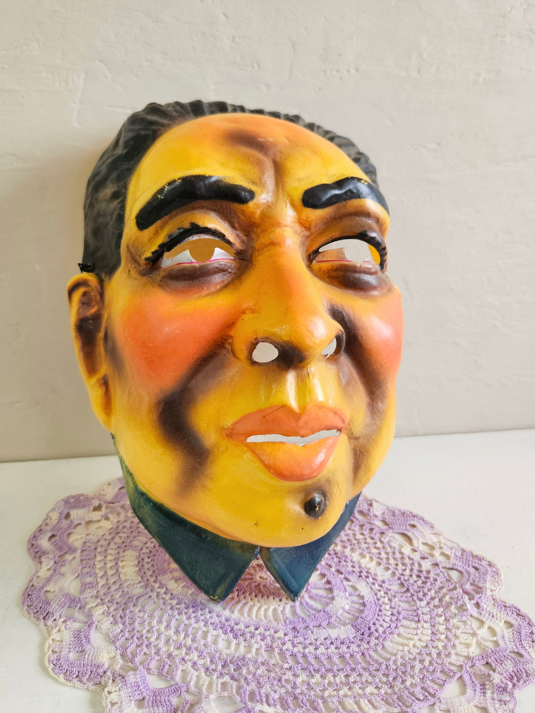 Vintage 1960s Mao Tse-Tung Halloween mask.