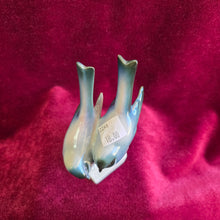 Load image into Gallery viewer, Zsolnay Two Blue Finches Figurine 2246
