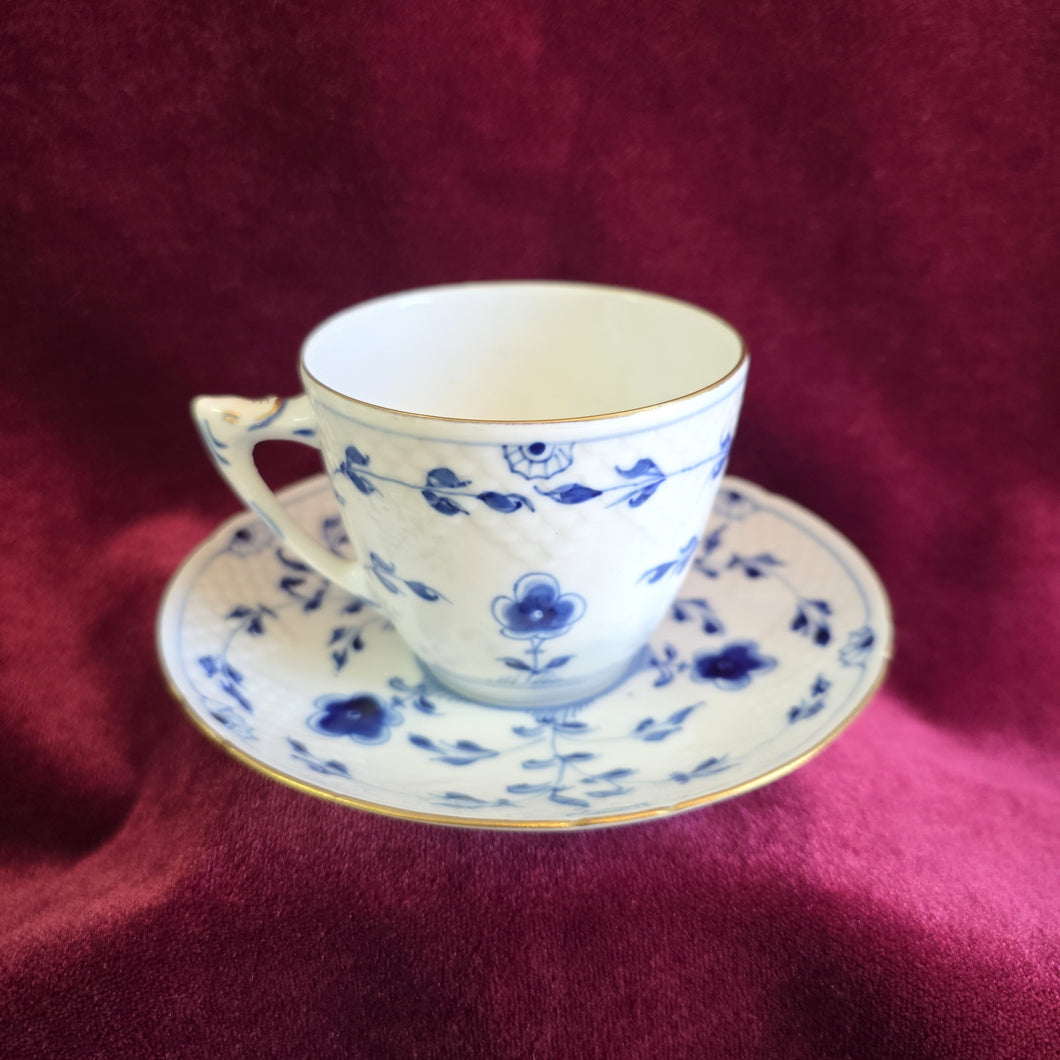 Bing & Grondahl Copenhagen Teacup and Saucer with Butterfly 42510