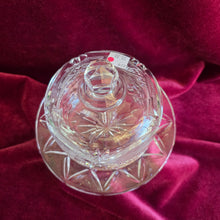 Load image into Gallery viewer, Heavy Crystal Butter Dish 028
