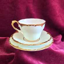 Load image into Gallery viewer, Paragon Mint Green and Gold Teacup &amp; Side plate 42505
