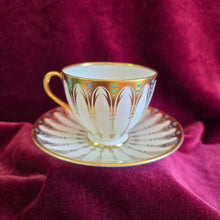 Load image into Gallery viewer, Royal Chelsea “Gothic” Teacup and Saucer 42505
