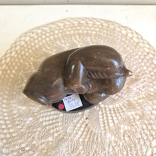 Load image into Gallery viewer, Brown Jade Bear Sculpture 2438
