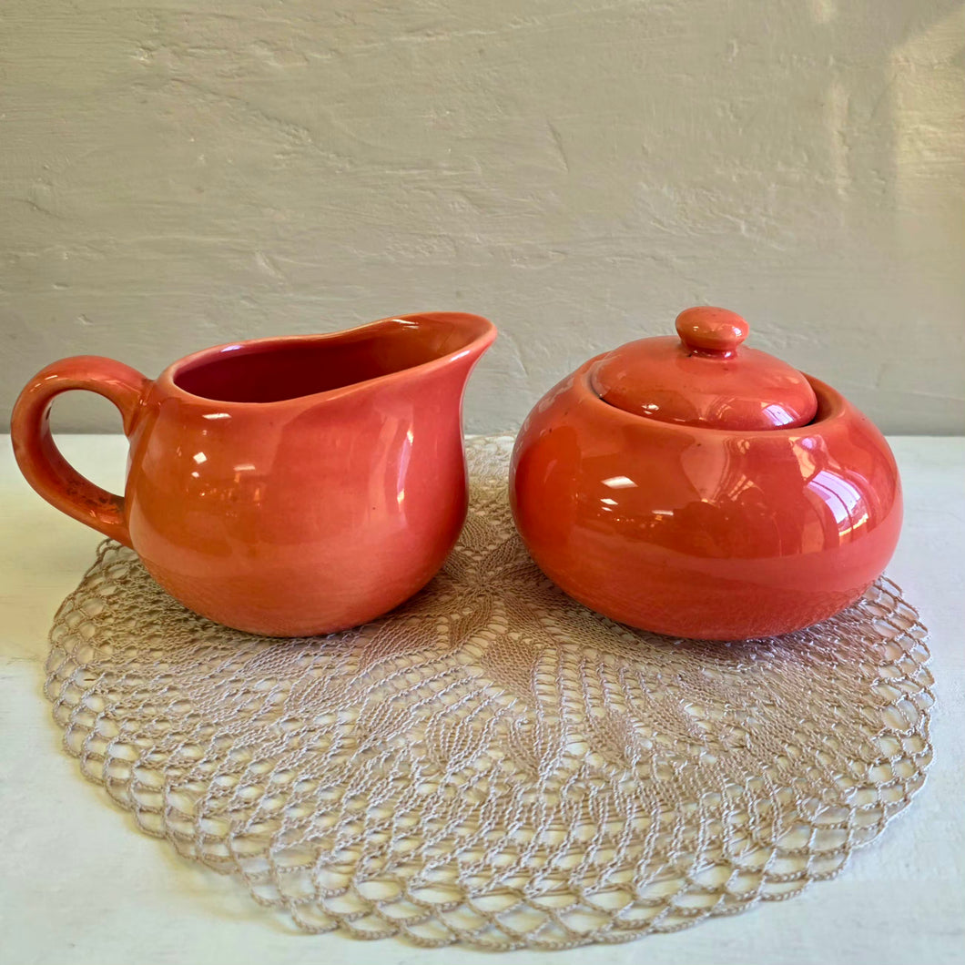 Orange Himark Creamer & Sugar Dish 42501001
