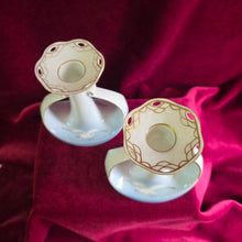 Load image into Gallery viewer, Pair of Bing &amp; Grondahl Copenhagen Seagull Candle Holders 42510016
