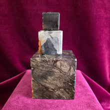 Load image into Gallery viewer, Set of 3 Square Alabaster Owl Carvings 42510020
