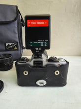 Load image into Gallery viewer, Pentax ME Super 35MM Film Camera Bundle w/ Lenses &amp; Flash 42510

