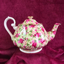 Load image into Gallery viewer, Royal Albert Old Country Roses Chintz Teapot 42509
