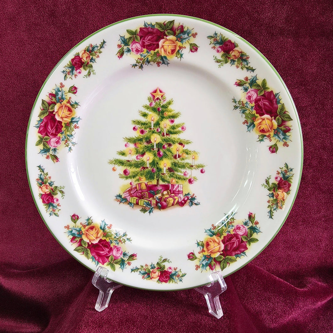 Royal Albert Holiday Classics Collection Old Country Roses Plate 42510